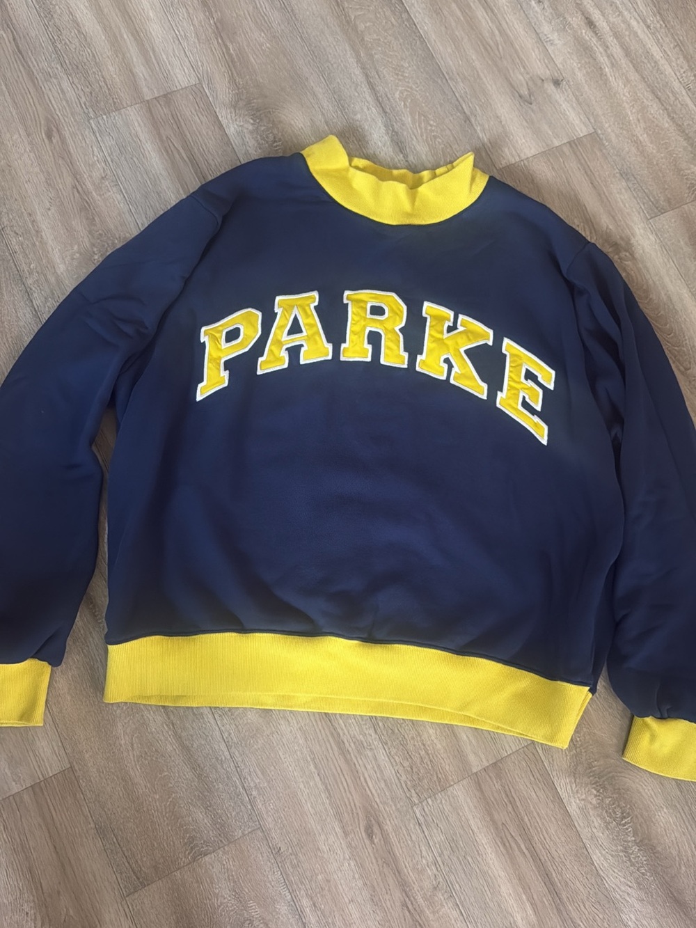 New PARKE mock neck